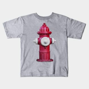 Red and White Super Centurion Fire Hydrant Kids T-Shirt